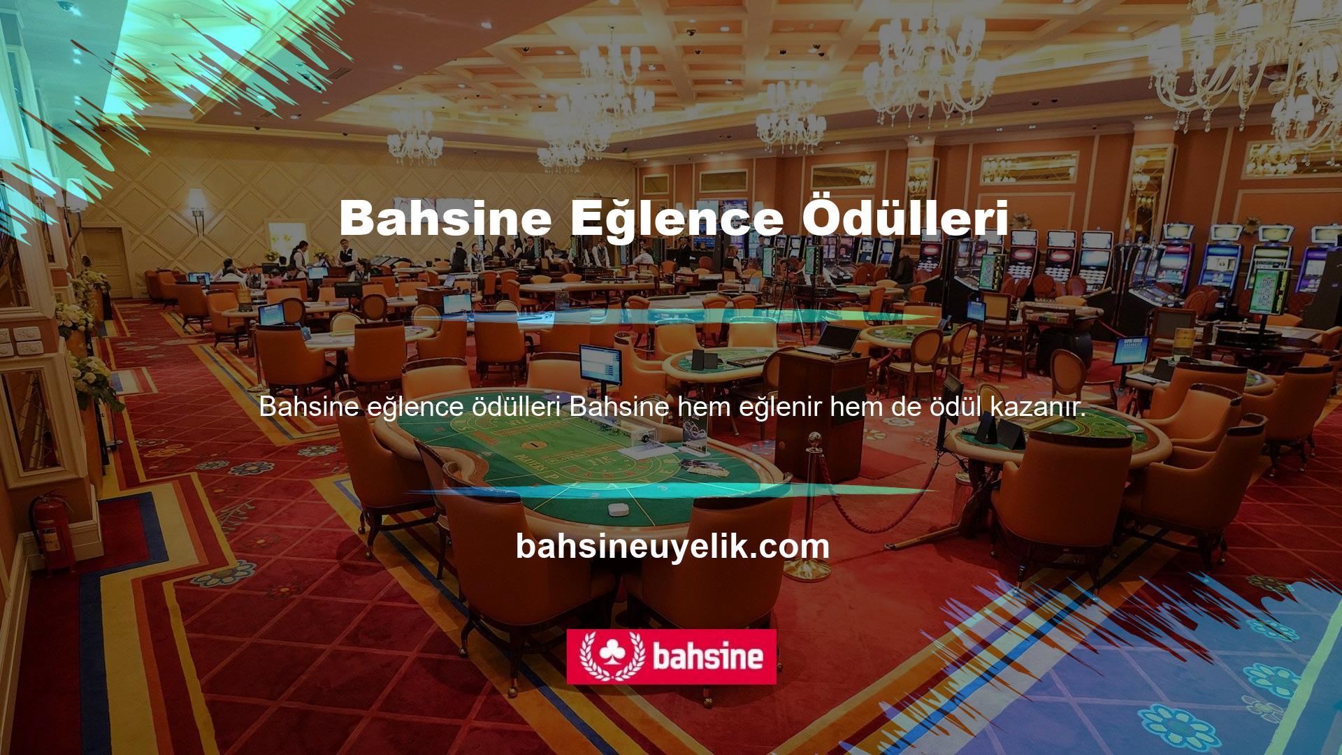 Oyun sitelerinin kullanıcı sayısı her geçen gün artmaktadır; Tüm oyun siteleri kullanıcı kazanmayı vaat ediyor, ancak Bahsine kazanırken eğlenebilirsiniz